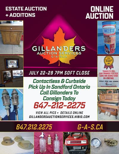 ESTATE AUCTION FLYER