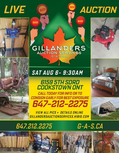 2022 Aug Live Auction Flyer